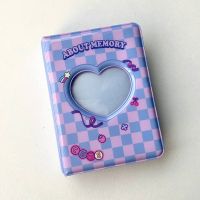 3 Inch Mini Photo Album 40 Pockets Love Heart Hollow Kpop Card Holder Idol Stars Picture Storage Case PVC Photocard Holder 2022