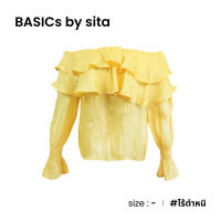 BASIC by sita เสื้อเบลาส์ปาดไหล่ D038-9