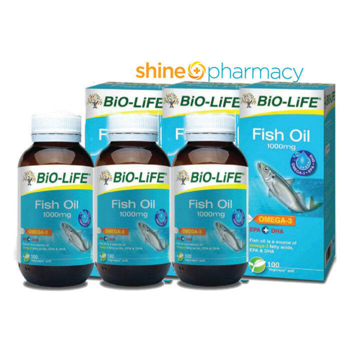 Bio-Life Omega-3 Salmon Oil Plus 100sx3 | Lazada