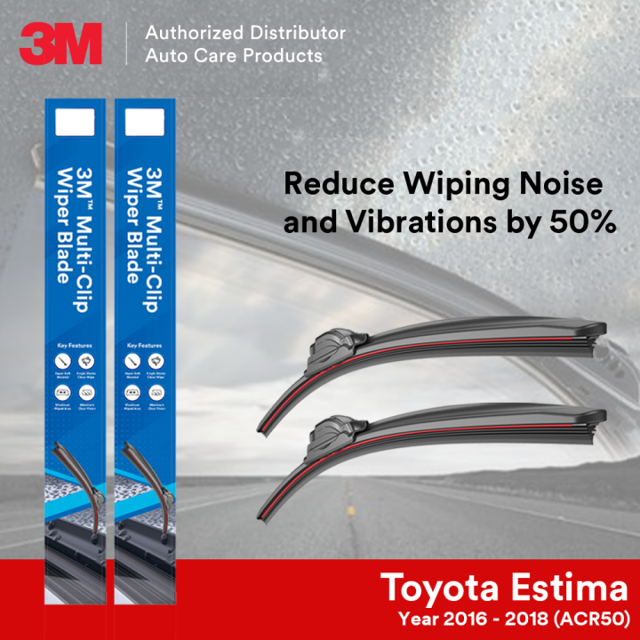 3M MultiClip (Hybrid Design) Wiper Blades for Toyota Estima ACR50 (26