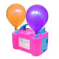 【Affordable variety of balloons】เครื่องเติมลมบอลลูนไฟฟ้าปั๊มลมยางแบบพกพาปั๊มเติมลมอุปกรณ์วันหยุดบอลลูนอุปกรณ์เป่าลมเครื่องใช้ในบ้าน EU US Plug