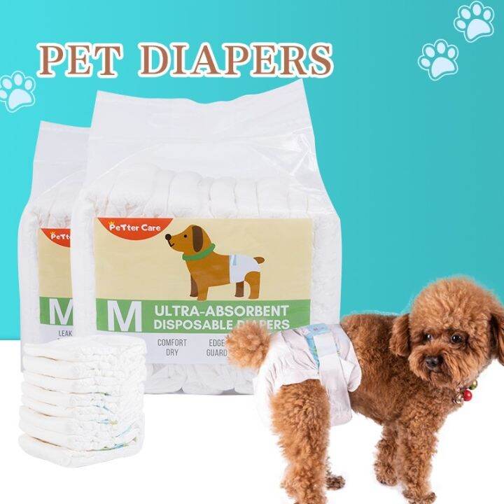 Pet Female Dog Diaper (10PCS PER PACK) High Quality Disposable Dogs ...