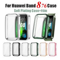 For เคส Huawei Band 8 7 6 Case Screen Cover พร้อมฝาครอบป้องกันหน้าจอ