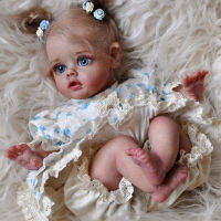 Miaio12 Inches Reborn Doll Kits Lifelike Newborn Flo Mini Elf Vinyl Unpainted Unfinished Doll Parts DIY Blank Doll Kit