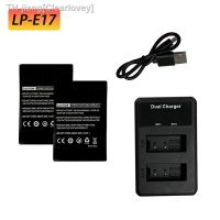 LPE17 LP E17 LP-E17 Battery LCD USB Dual Charger for Canon EOS 200D M3 M6 750D 760D T6i T7i T6s 800D 8000D Kiss X8i Cameras new brend Clearlovey