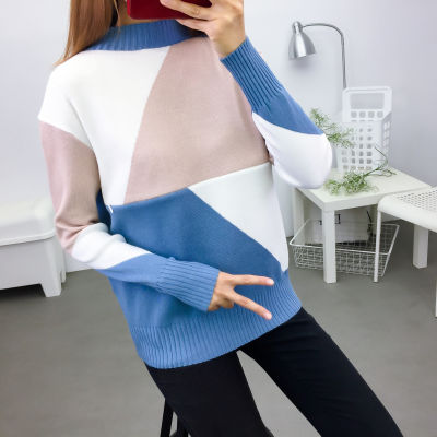 Breastfeeding Maternity Sweater 2020 Autumn Winter Warm Nursing Tops for Women Tee Color Matching Pregnancy Sweater F55