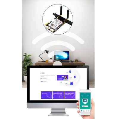 Tuya Wifi Computer Power Reset Switch PCIe Card for PC Computer,APP Remote Control,Support Google Home