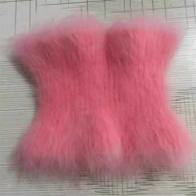 คอยาว Mink Cashmere Collar Fluffy Muffler หนา Warm Pullover อเนกประสงค์สีทึบ JZ074
