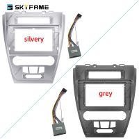 SKYFAME Car Fascia Frame Adapter For Ford Fusion Mondeo Mustang 2009-2012 Android Radio Audio Dash Fitting Panel Kit