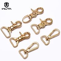 Wuta 100 Solid Brass Hook Gesper Premium Bahu Tali Putar Snap Hook Pengikat Tas Lobster Gesper Klip Cakar Dompet hook