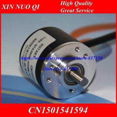 ‘；【。- New  Incremental Photoelectric Rotary Encoder 400P/R  600P/R 360P/R Pulse / Line  AB  Two-Phase 5-24V NPN PNP Output 2M Cable