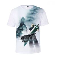 Men Clothing Final Fantasy VII Remake Men Tshirt 3d Print Oversize Short Sleeve Fashion T Shirt Casual T-shirt Homme Tee
