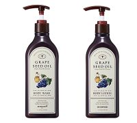 (แพ็คเกจใหม่) Skinfood Grape Seed Oil Body Wash/ Lotion 335 ml.