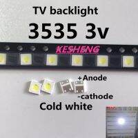 100PCS/UNI 3537 3535 1 W LED Chip-2 90LM 3 v Cool White Backlit LCD High Power LED for TV Applications LED Strip Lighting