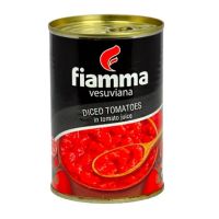 ?สินค้านำเข้า? Fiamma Diced Tomato 400g มะเขือเทศหั่นเต๋า 400g