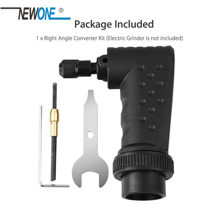 newone-right-angle-converter-attachment-for-dremel-tool-accessories-rotary-tools-black-eeekit-right-angle-drill-converter