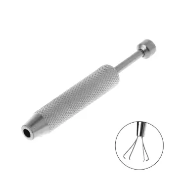 Holder Ball Bead Pick-up Tool Clamp Body Piercing Forceps 4 Claws Prong  Tweezers Catcher Grasping