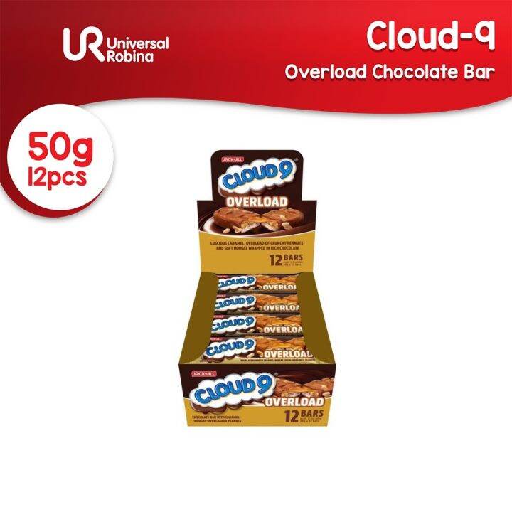 Cloud 9 Overload Chocolate Bar (50g x 12) | Lazada PH