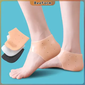 Silicone Gel Heel Cups Medical Grade Shoe Inserts Silica Orthotic Gel Pads  Cushions Insole for Plantar Fasciitis Bone Spurs Pain Relief Sore Heel Pain  Achilles Pain and Foot Care (L) L (Pack