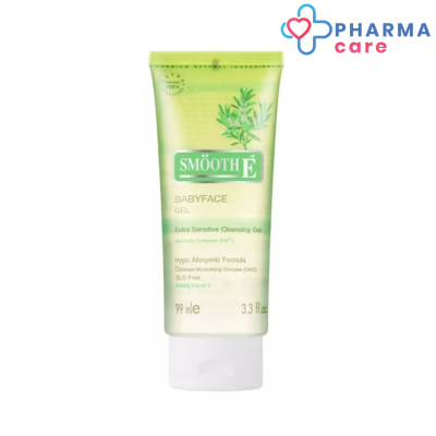 SMOOTH E BABYFACE GEL - สมูทอี เบบี้เฟส เจล 3.3 ออนซ์  [Pharmacare]