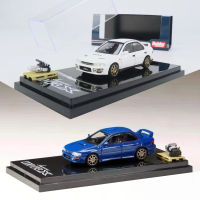 Hobby Japan 1:64 Model Car Suba Impreza Ver1.0 (GC8) WRX STi Version II -Sports Blue &amp; White