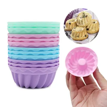 Silicone Muffin Pan Cupcake Tray - 7 Cupcake Pans Air Fryer Silicone Muffin  Pans for Baking Cupcake Mold for 3.5-5.8L Air Fryer Accessories - Nonstick  Pan Chocolate Mold Cupcake Maker Mini Muffin