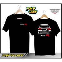 เสื้อยืด แขนสั้น พิมพ์ลาย Honda CIVIC FD TYPE R - KAOS RACING - TONS CLOTH