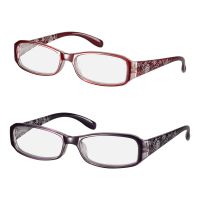 Fashion Flower Print Resin Reading Glasses for Men Women Eyewear Protector Glasses Presbyopic 1.0 4.0