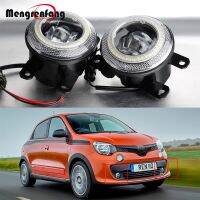 ไฟตัดหมอกแอลอีดี8000LM 2X30W ไฟเดย์ไลท์หมอกกลางวันดวงตานางฟ้า DRL 12V สำหรับ Renault Twingo 2/แฮ็ทชแบ็ค II CN0 2007-2015