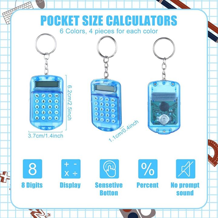 24-pcs-pocket-calculator-mini-calculator-electronic-calculator-key-ring-for-kids-mini-clear-flip-portable-calculator-8-digit-electronic-calculator