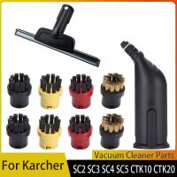 ส่วนลดเวลาจำกัดสำหรับ SC2 Karcher CTK10 SC4 SC3แปรงทรงกลมขูดที่ทำความสะอาดกระจก CTK20สำหรับกระจกทำความสะอาดไอน้ำทำความสะอาดความชื้นช่องสะอาด