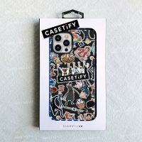 Casetify เคสโทรศัพท์ซิลิโคน ลายสติกเกอร์ ONE PIECE สําหรับ For iPhone 7 8 Plus X XS XR 11 12 13 Pro Max