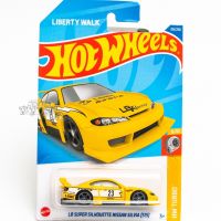 ❗ No. 110 LB SUPER SILHOUETTE Nissan SILVIA [S15] Yellow Hot Wheels Alloy Small Sports Car110号LB SILHOUETTE日产SILVIA[S15] 黄色风火轮合金小跑车