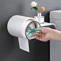 Waterproof Toilet Paper Holder Creative Tissue Dispenser For Bathroom Portable Toilet Paper Roll Holder Storage Box