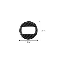 、‘】【’ For Vw Touareg 2011 2012 2013 2014 2015 2016 2017 2018 Carbon Fiber Car-Styling Ignition Switch Key Hole Ring Sticker Cover Trim