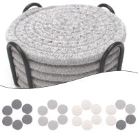 Insulation Mat Coaster Bowl Mat 11cm 6 Piece Set Cotton Rope Woven Coaster