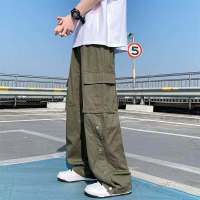 New Casual Pants Men Loose Korean Version Of The Hip Elastic Waist Men Bunched Pants CYWP-K166