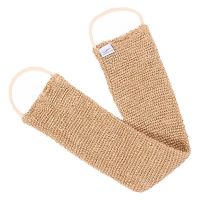 【cw】 Jute Back Exfoliating Strip Shower Scrubber for Cleaning ！