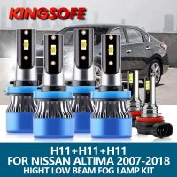 6Pcs Car Light LED Headlight H11 20000Lm 110W 3570 CSP Chips Hight Low Beam Bulbs Fog Light Kit For Nissan Altima 2007-2018 Bulbs  LEDs  HIDs