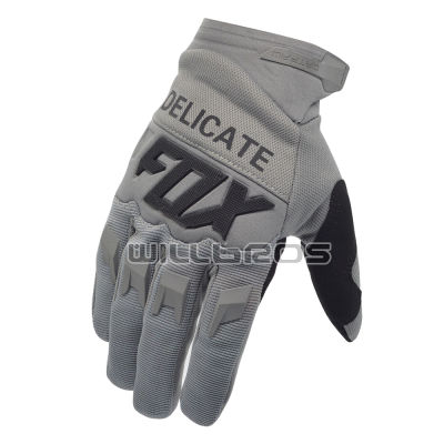 Delicate Fox 360 Race Motocross Gloves MX Enduro MTB DH Bicycle Riding White Gloves