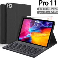 IPad Pro 11 Keyboard Case 2020/2018,คีย์บอร์ดไร้สายแบบถอดได้พร้อมฝาครอบป้องกัน [รองรับการชาร์จดินสอ Apple]-สำหรับ iPad Pro 11 นิ้ว 2020/2018