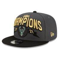 Milwaukee Bucks Gray/Black 2021 NBA Finals Champions Locker Room 9FIFTY Snapback Adjustable Hat