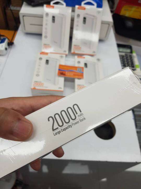 d-power-gc205-แบตสำรอง-20000mah-มีจอดิจิตอล-led-พาวเวอร์แบงค์-ขึ้นเครื่องได้-สีขาว