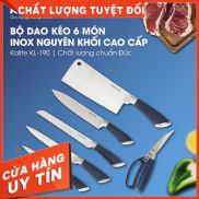 Bộ dao kéo inox 6 món KALITE KL-190, HÀNG CHÍNH HÃNG