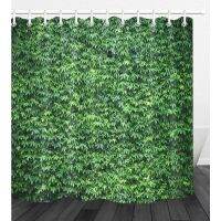 Jhtrsjytj Ivy Green Leaf Wall Shower Curtains Is Suitable for Bathroom Polyether Waterproof 12hooks 180x200cm Home Decoration