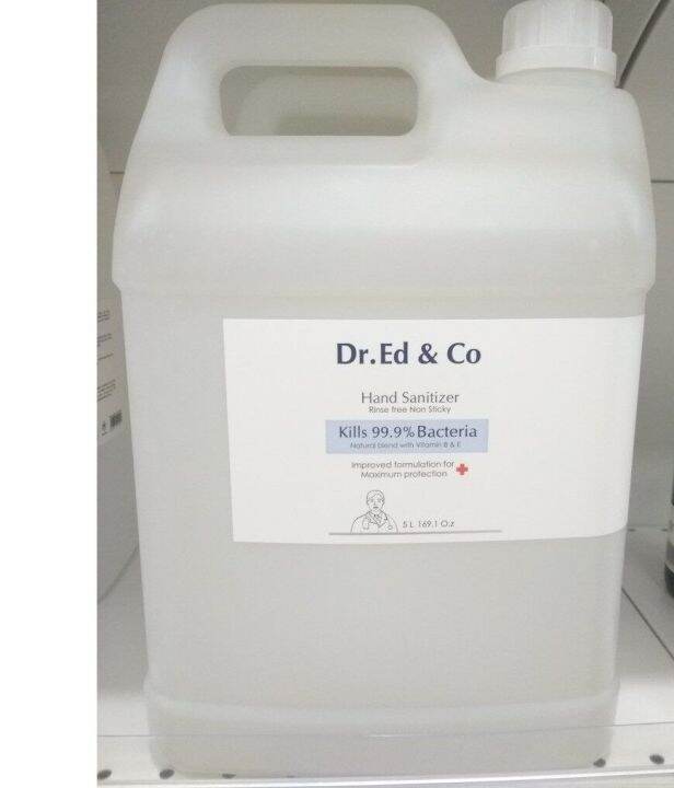 DR ED & CO HAND SANITIZER LIQUID 5 LITRE ALCOHOL 75 Lazada