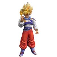 ZZOOI Anime Dragon Ball Z Figure Space Suit Son Goku Super Saiyan LS Kakarotto Action Figure 22cm PVC Model Collection Kids Toy Gift