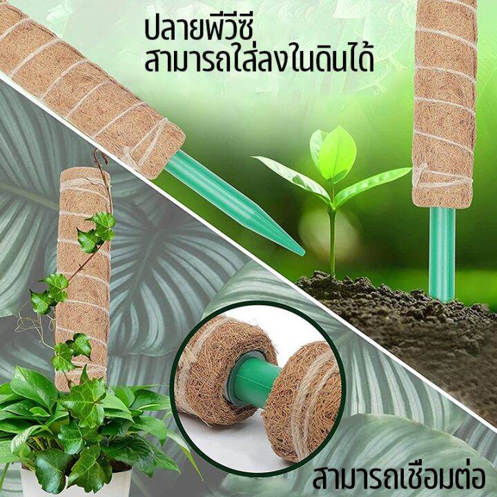 sabai-sabai-เสาหลักไม้เลื้อย-ช่วยสนับสนุนต้นไม้-เสาไม้เลื้อยใยมะพร้าวอย่างดี-สวย-ทนทาน