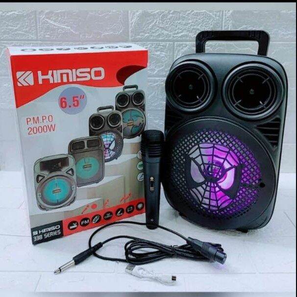 COD SPEAKER BLUETOOTH KARAOKE 6'5 INCH KIMISO 3396 PLUS MIC KARAOKE X