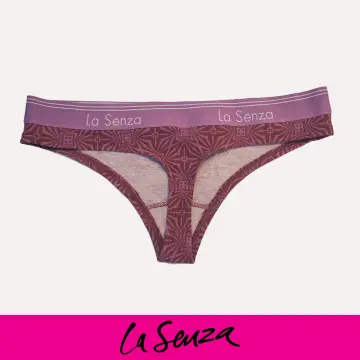 La Senza / Lace / Neon Orange / Bra & Cheeky Panty Set